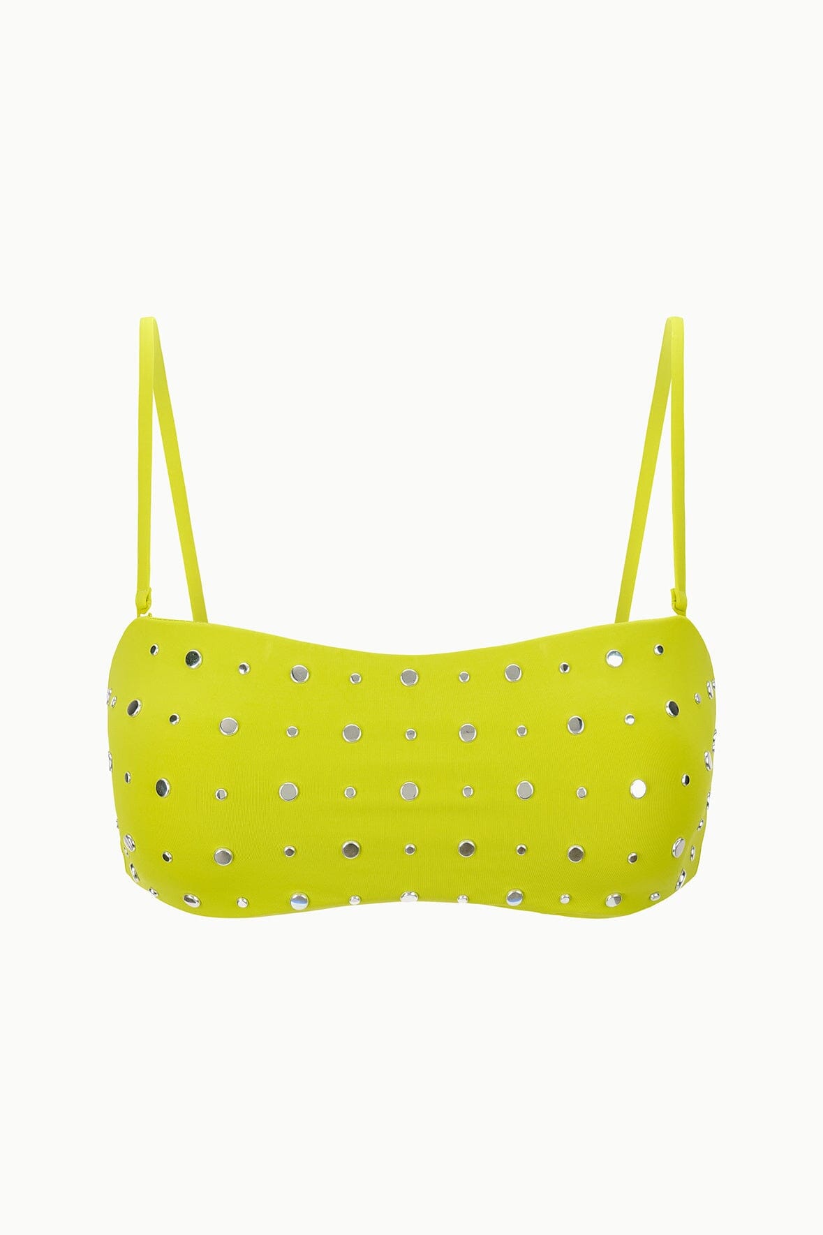 STAUD | Sara Bikini Top Citron Studs