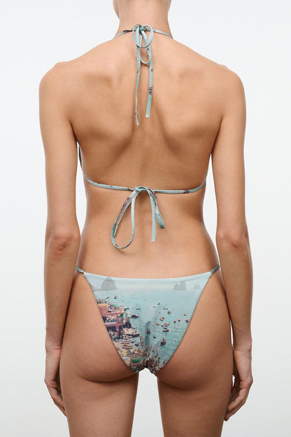 STAUD | Lido Triangle Bikini Top Endless Summer