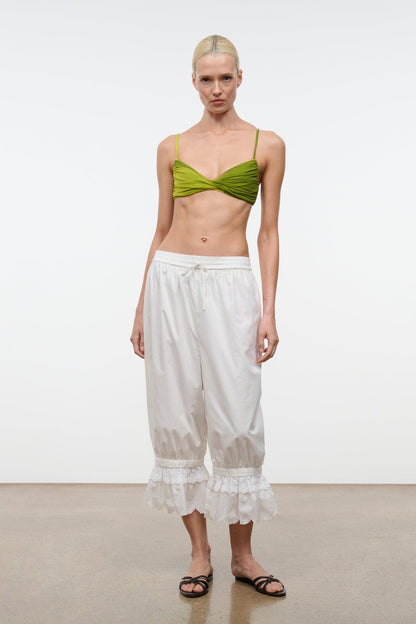 STAUD | La Mer Bikini Top Citron Pesto
