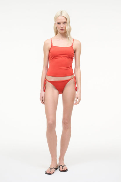 STAUD | Cleo Tankini Top Flame