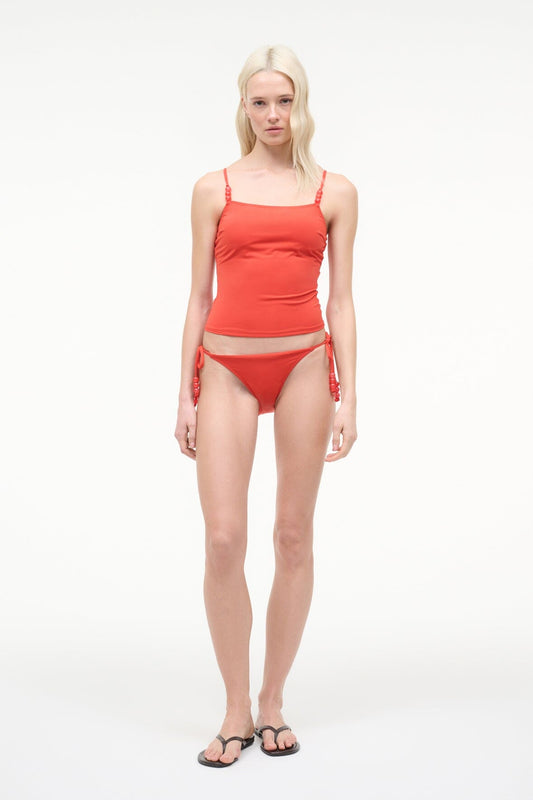 STAUD | Cleo Tankini Top Flame