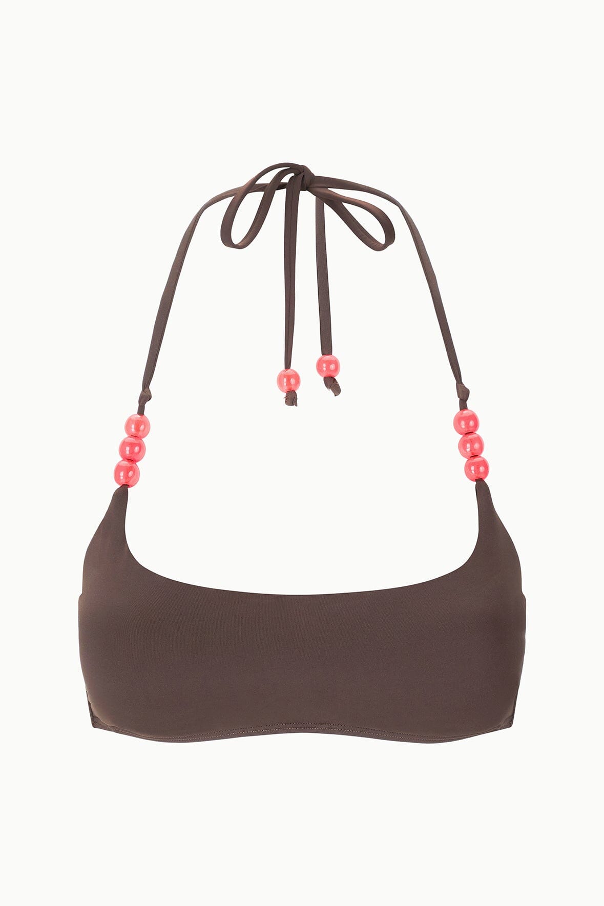 STAUD | Laird Bikini Top Dark Chocolate Flame