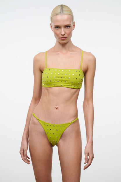 STAUD | Sisley Bikini Bottom Citron Studs