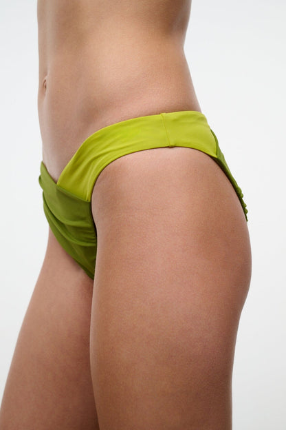 STAUD | Emsley Bikini Bottom Citron Pesto
