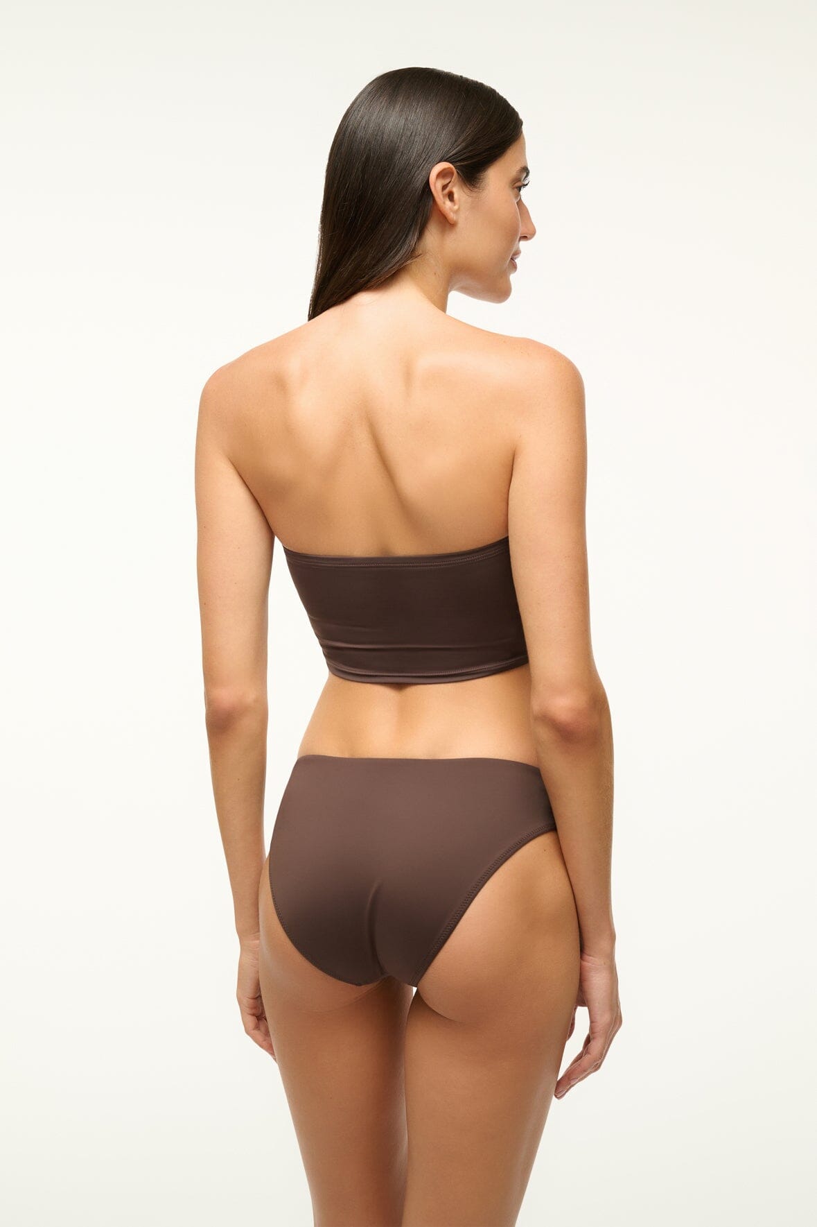 STAUD | Gemma Bikini Bottom Dark Chocolate