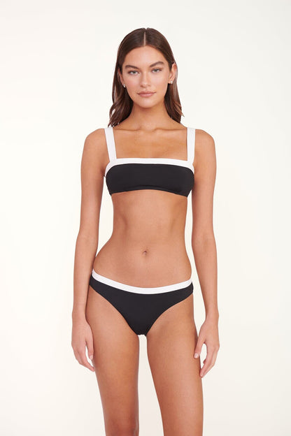 STAUD | Gemma Bikini Bottom Black White