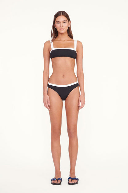 STAUD | Gemma Bikini Bottom Black White