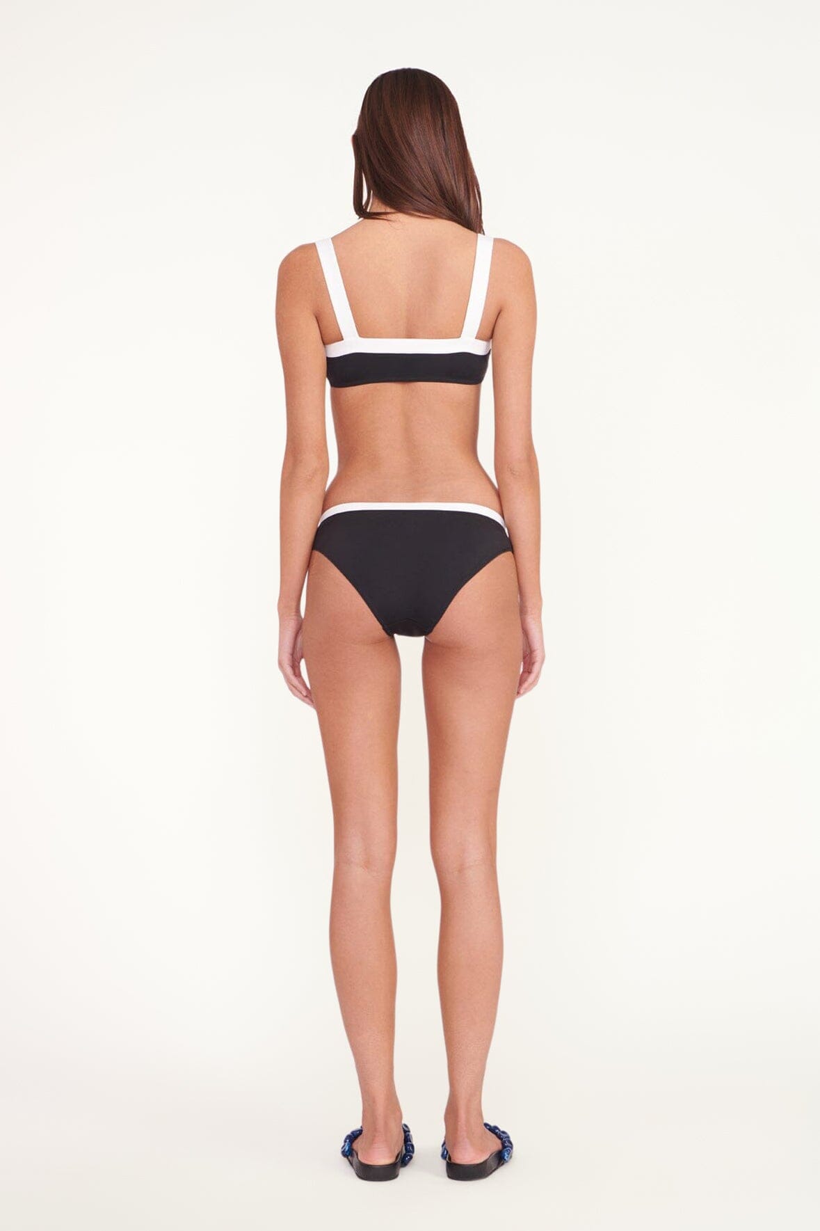 STAUD | Gemma Bikini Bottom Black White