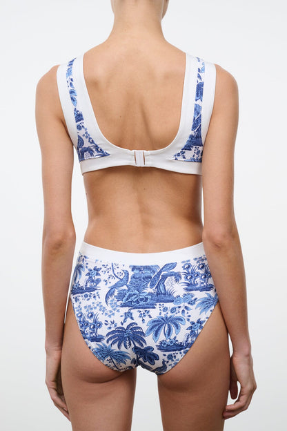 STAUD | Dolce One Piece Blue Toile