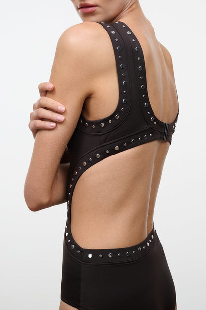 STAUD | Dolce One Piece Espresso Studs
