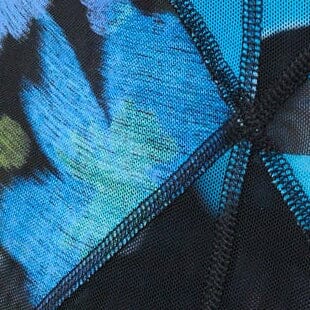 STAUD | Laird Mesh One Piece Blue Haze Multi