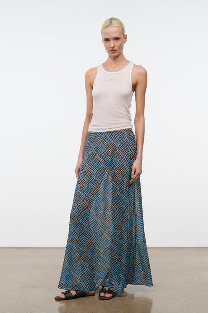 STAUD | Velma Skirt Tidal Shell