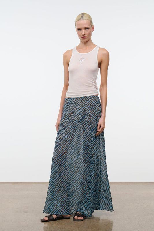 STAUD | Velma Skirt Tidal Shell