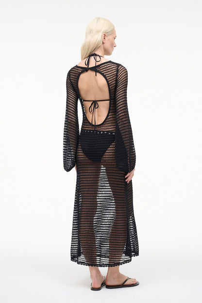 STAUD | Lorena Dress Black