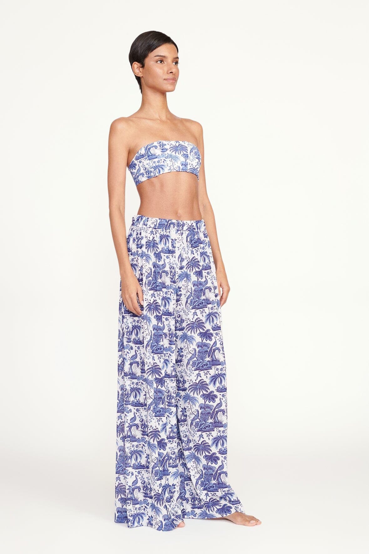 STAUD | Marza Pant Blue Toile