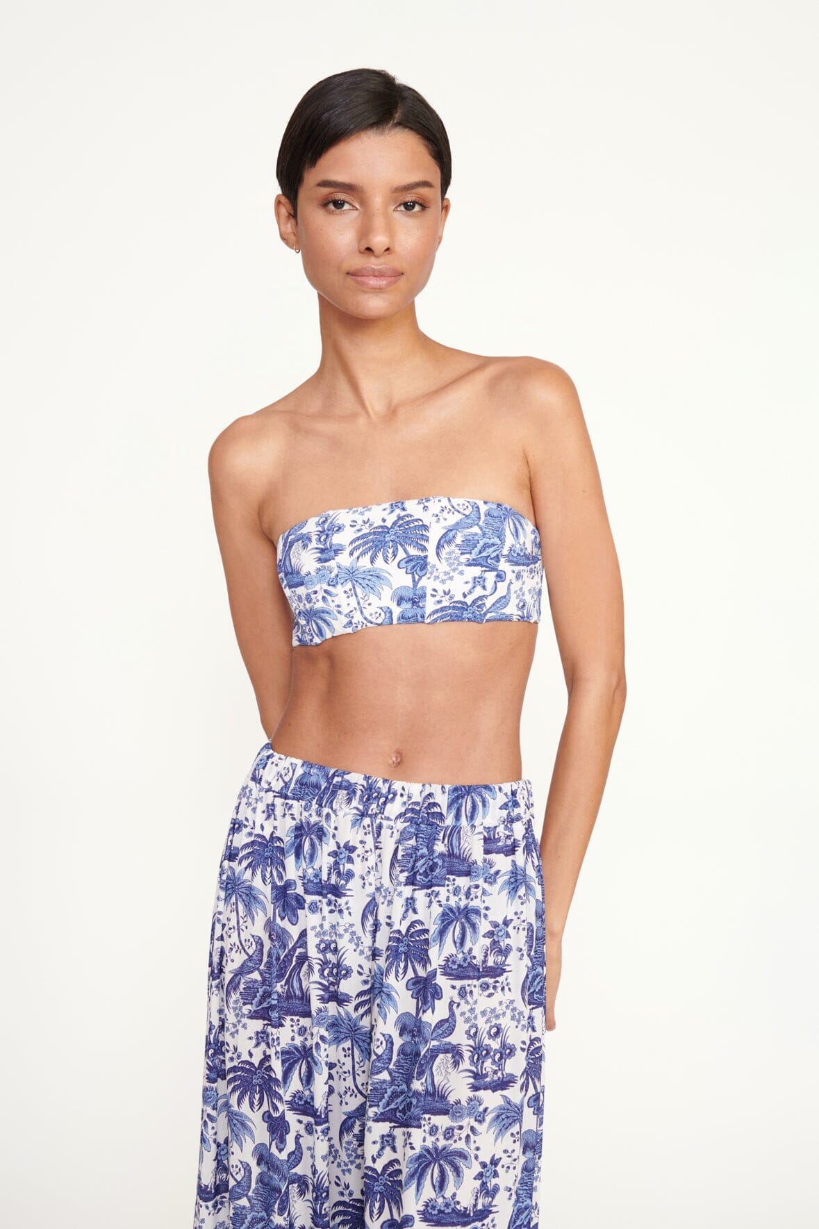 STAUD | Marza Pant Blue Toile