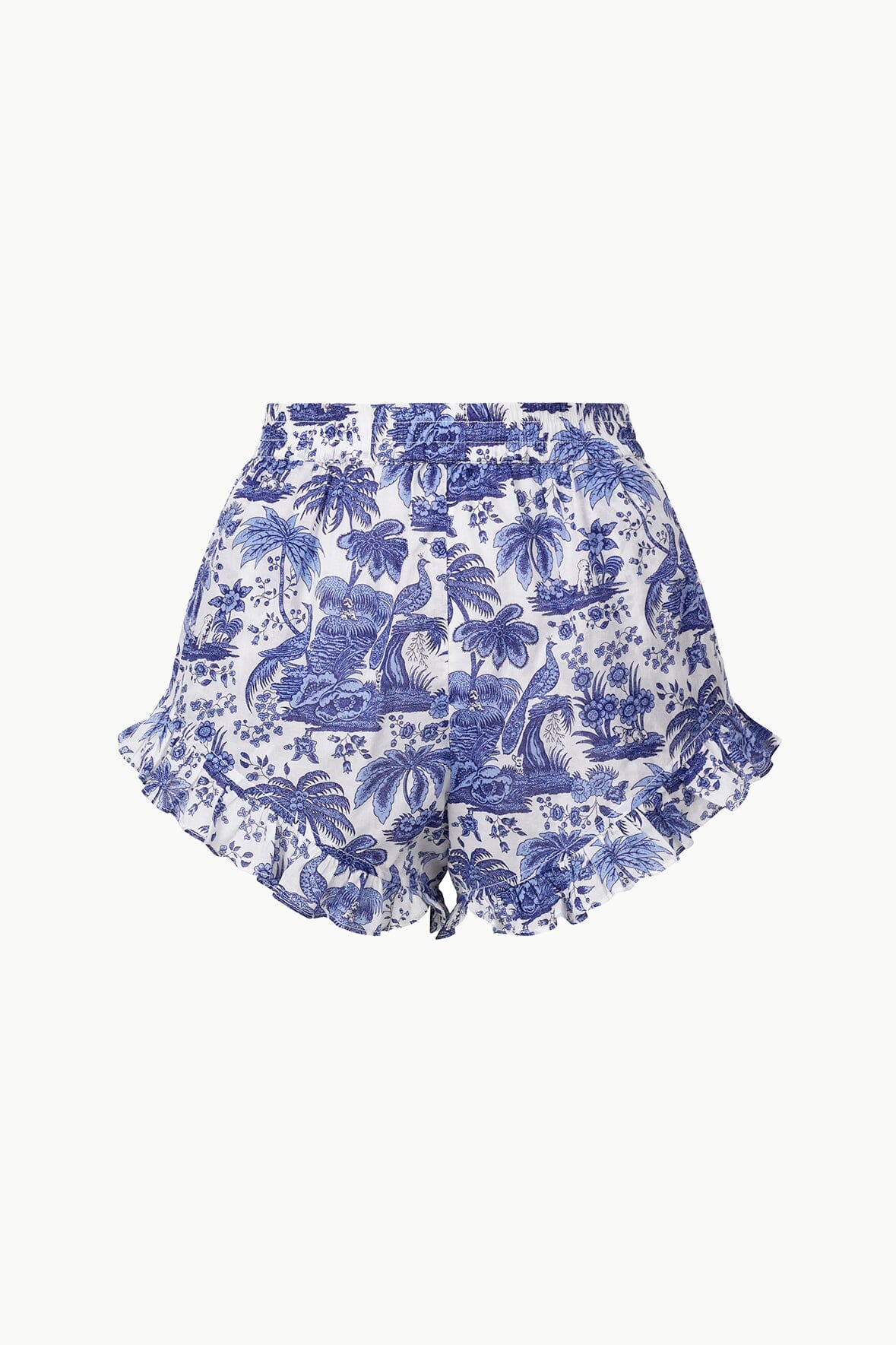 STAUD | Boyana Short Blue Toile