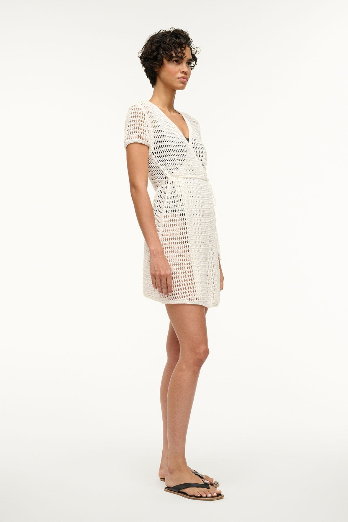 STAUD | Spritz Dress Ivory