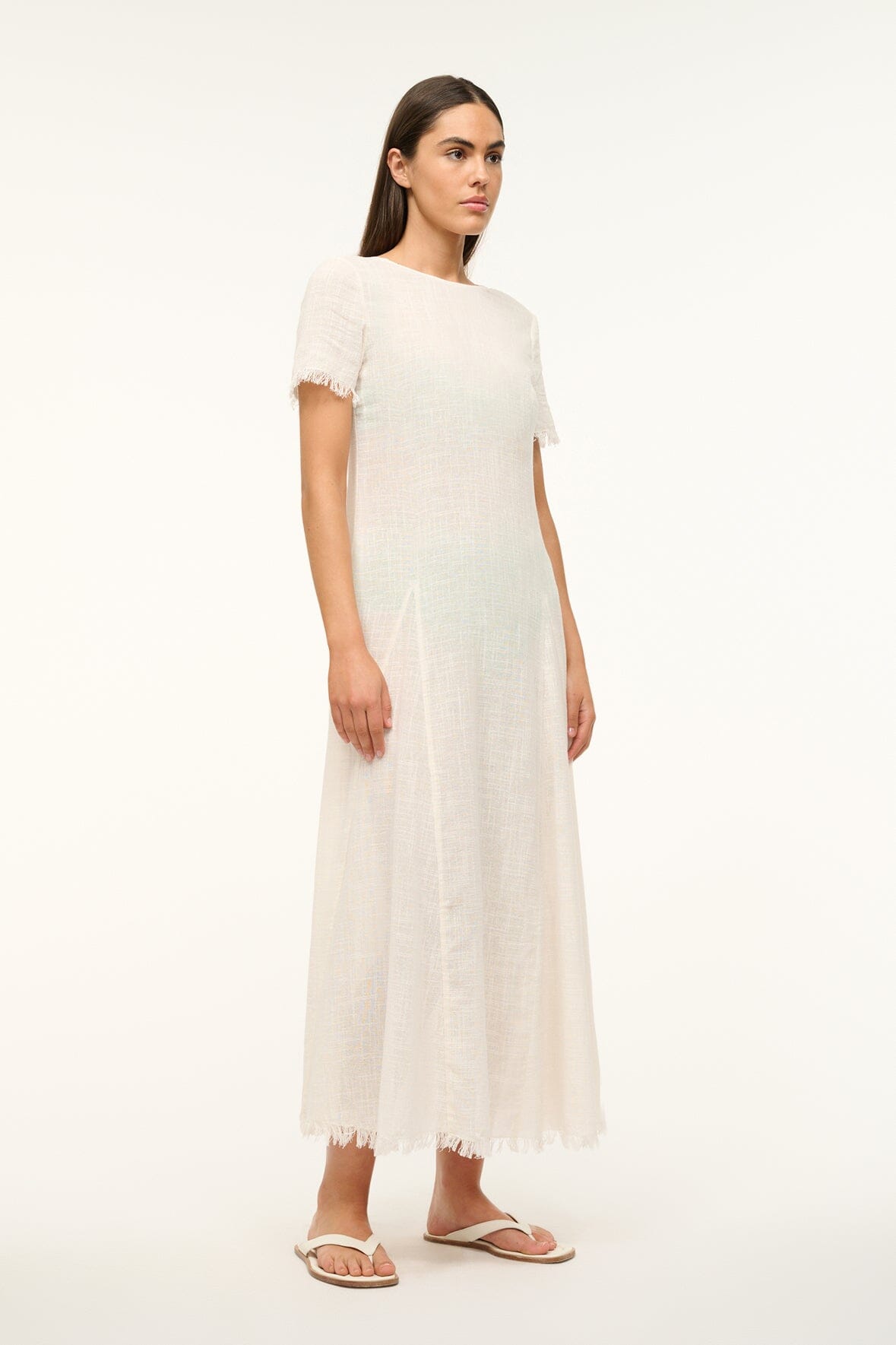 STAUD | Le Havre Dress Buttercream