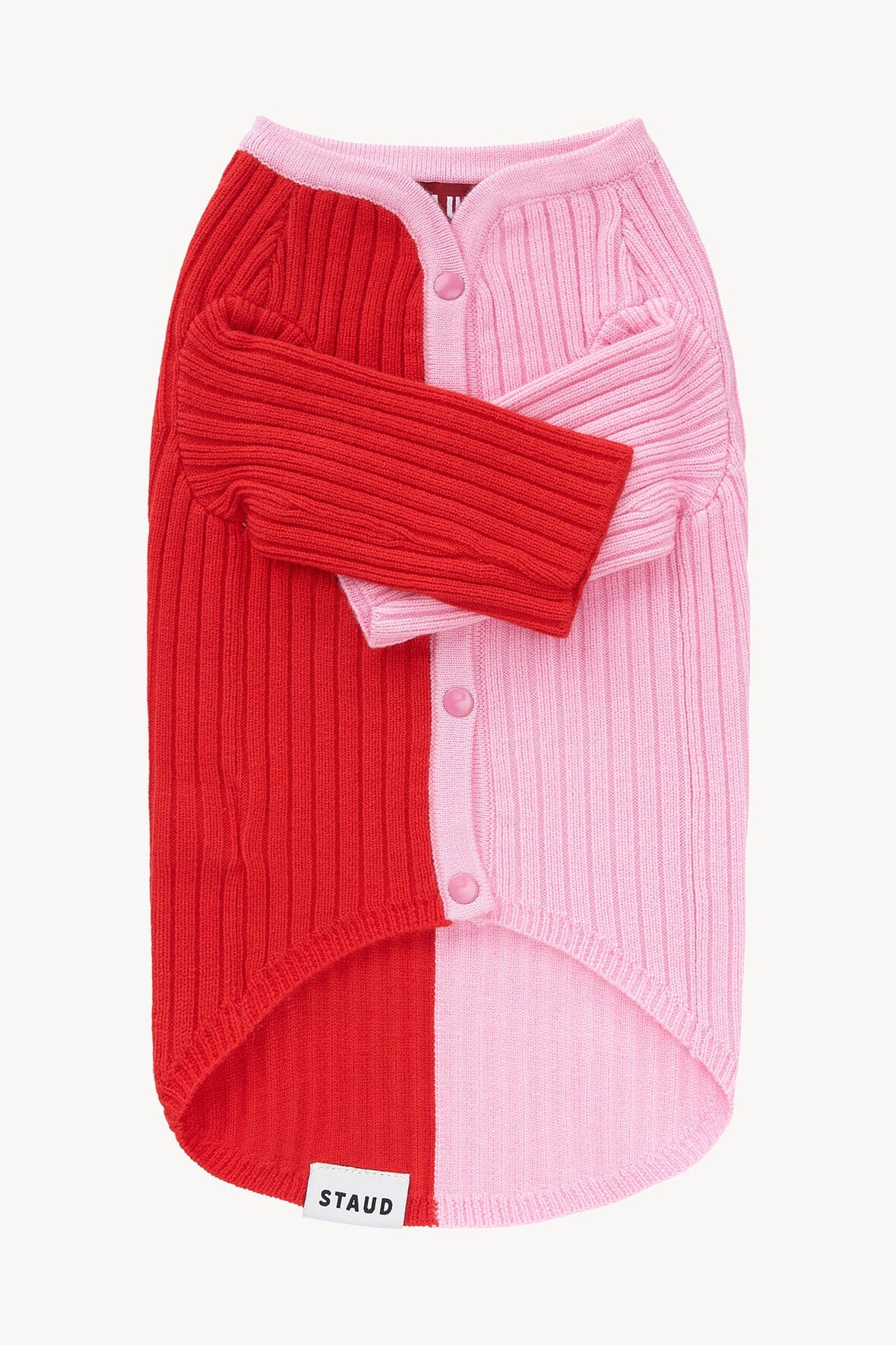 STAUD | Pet Shoko Sweater - Poppy Rosebud
