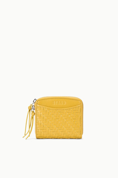 STAUD | Mae Hand-Woven Wallet Goldenrod