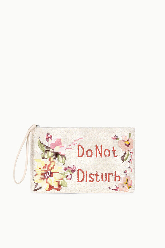 STAUD | Tommy Beaded Large Pouch Do Not Disturb