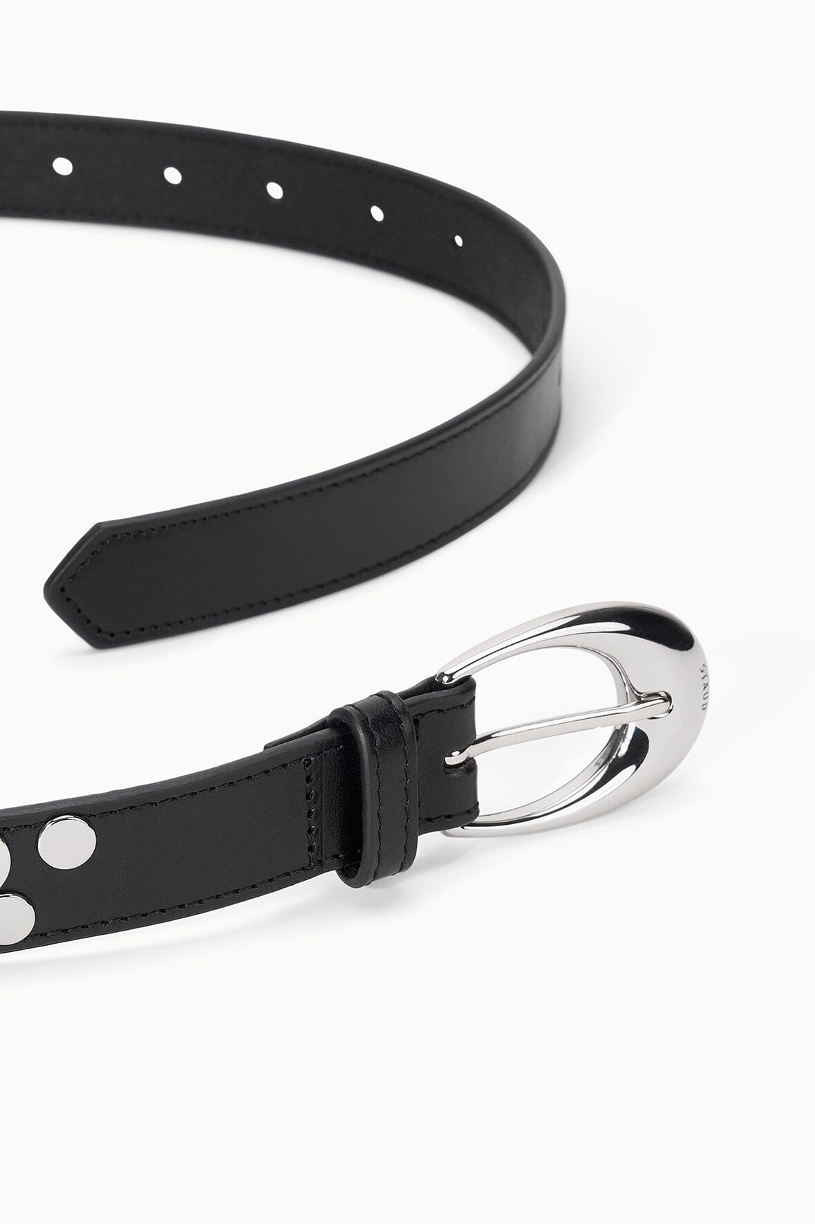 STAUD | Moon Buckle Belt - Rivets