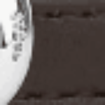 STAUD | Slim Moon Buckle Belt - 13mm Mahogany Silver
