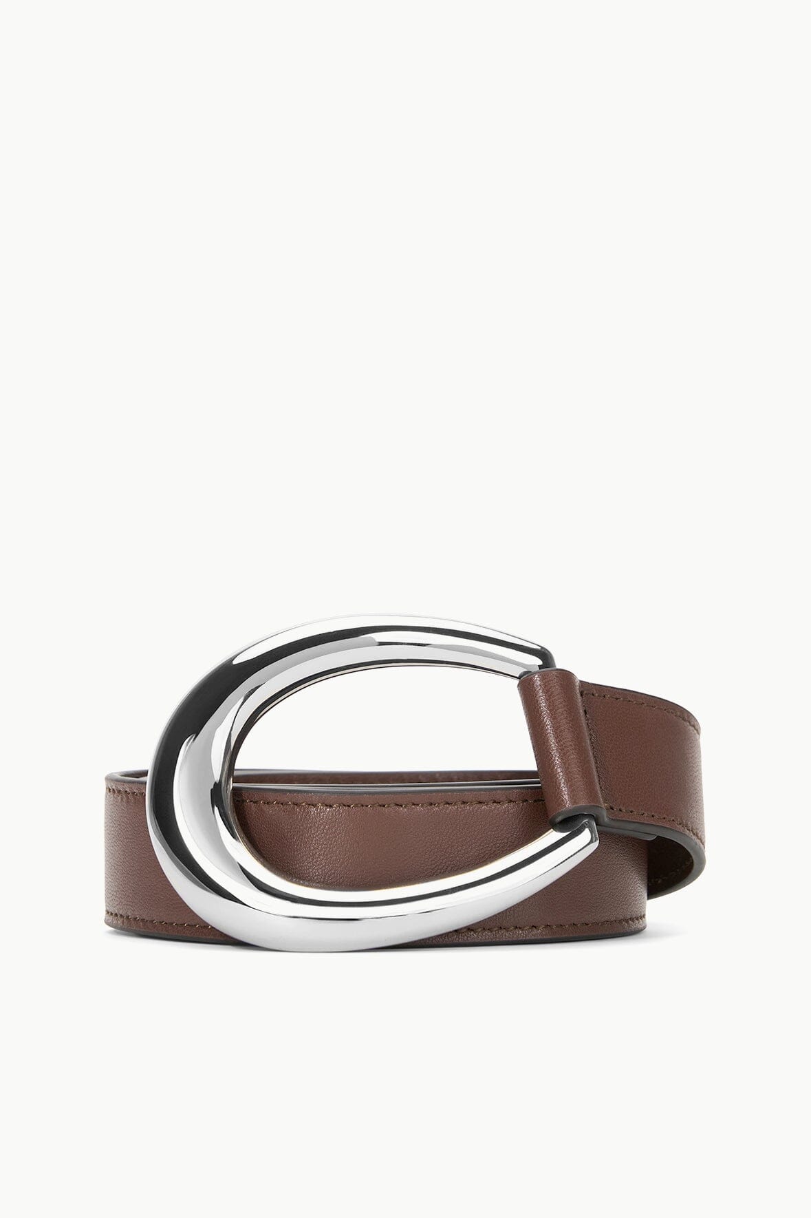 STAUD | 30mm Wrap Belt Mahogany Silver