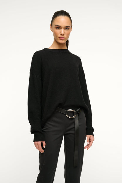 STAUD | 30mm Wrap Belt Black Silver
