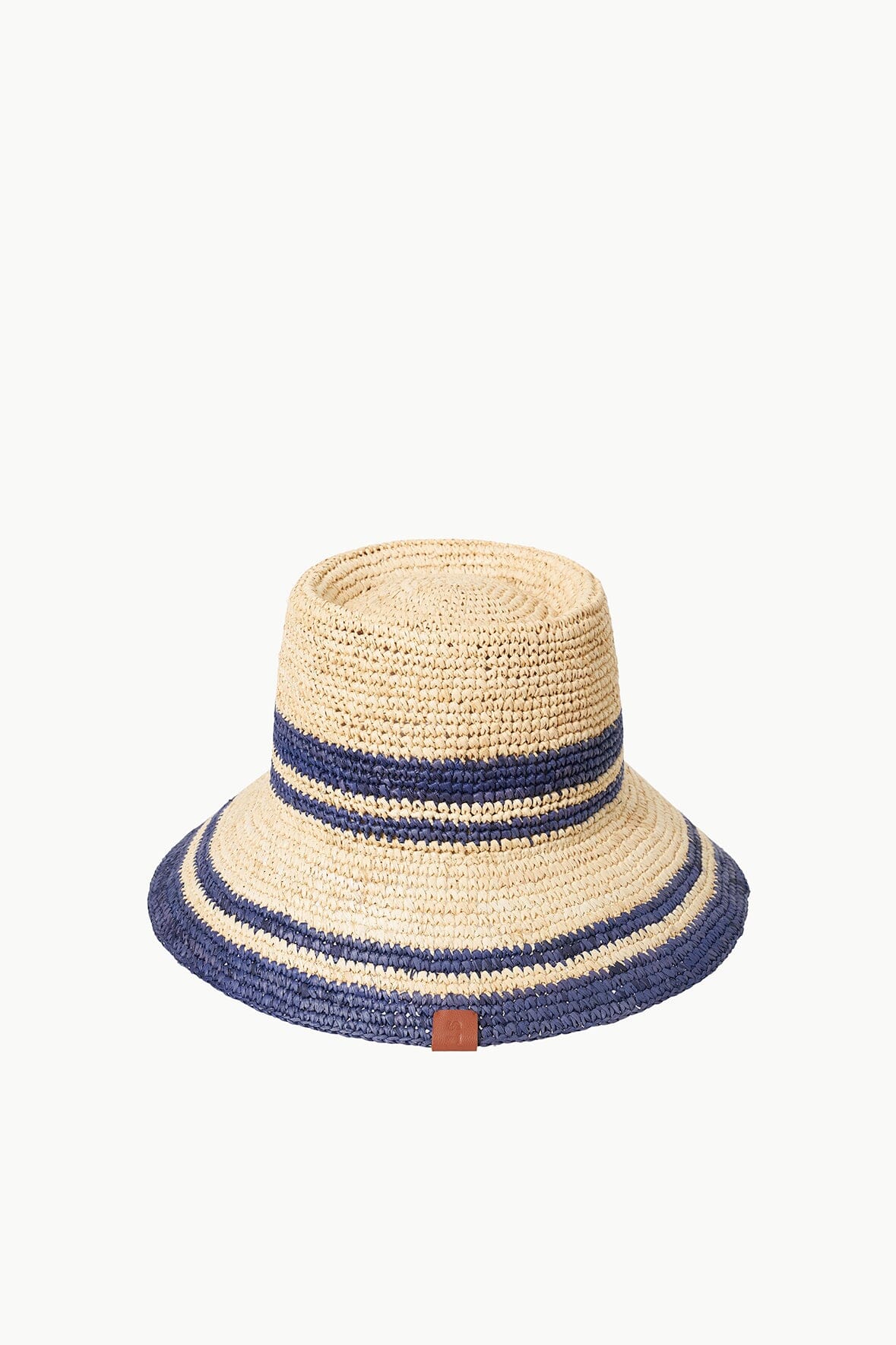STAUD | Rita Bucket Hat Natural Navy