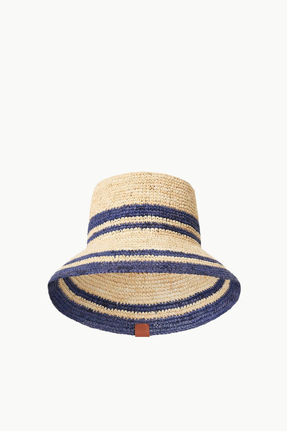 STAUD | Rita Bucket Hat Natural Navy