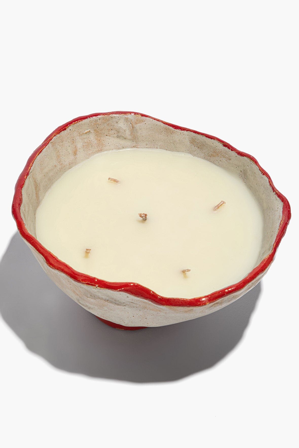 STAUD | Ceramic Mushroom Candle Natural Red