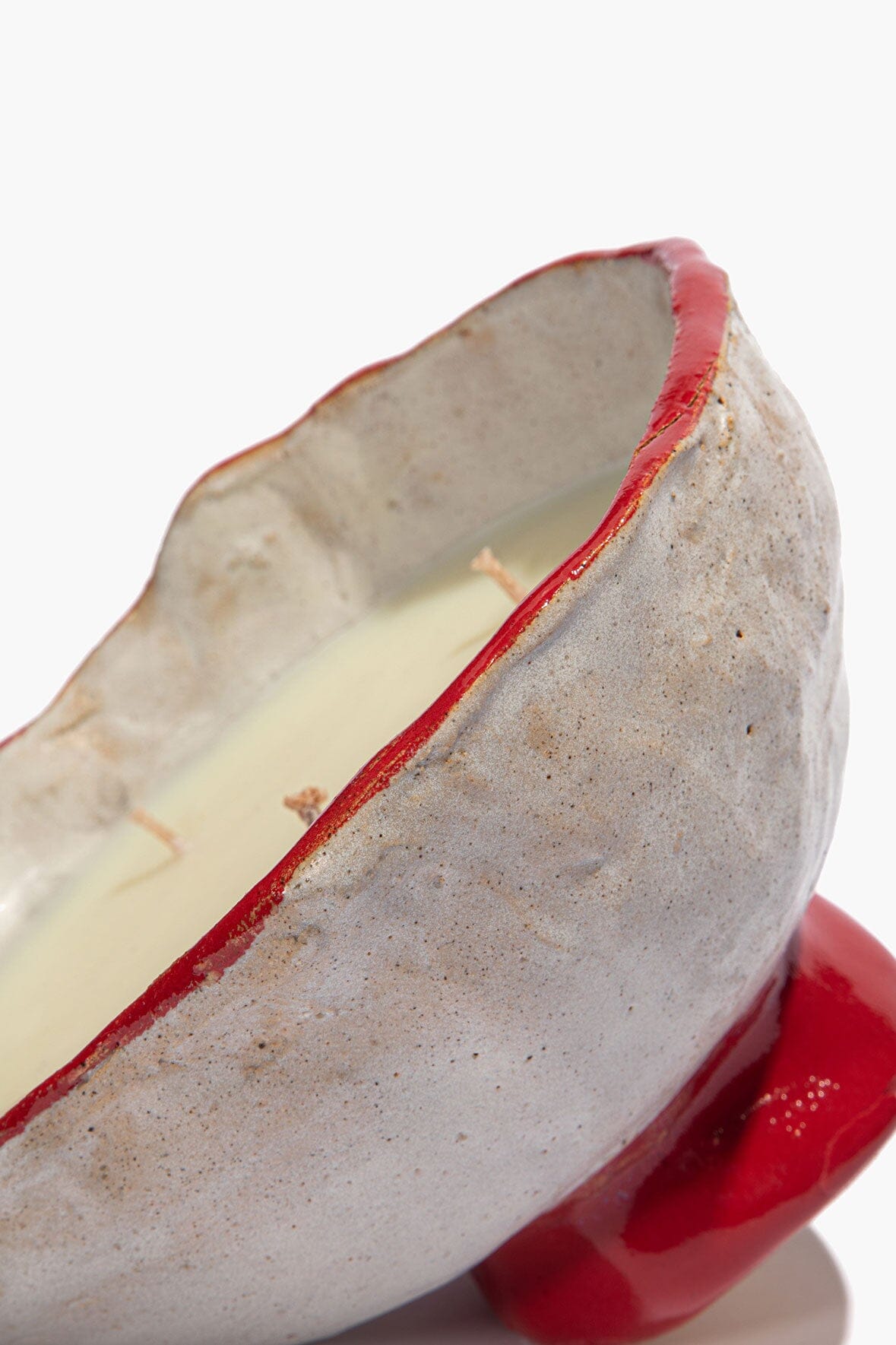 STAUD | Ceramic Mushroom Candle Natural Red