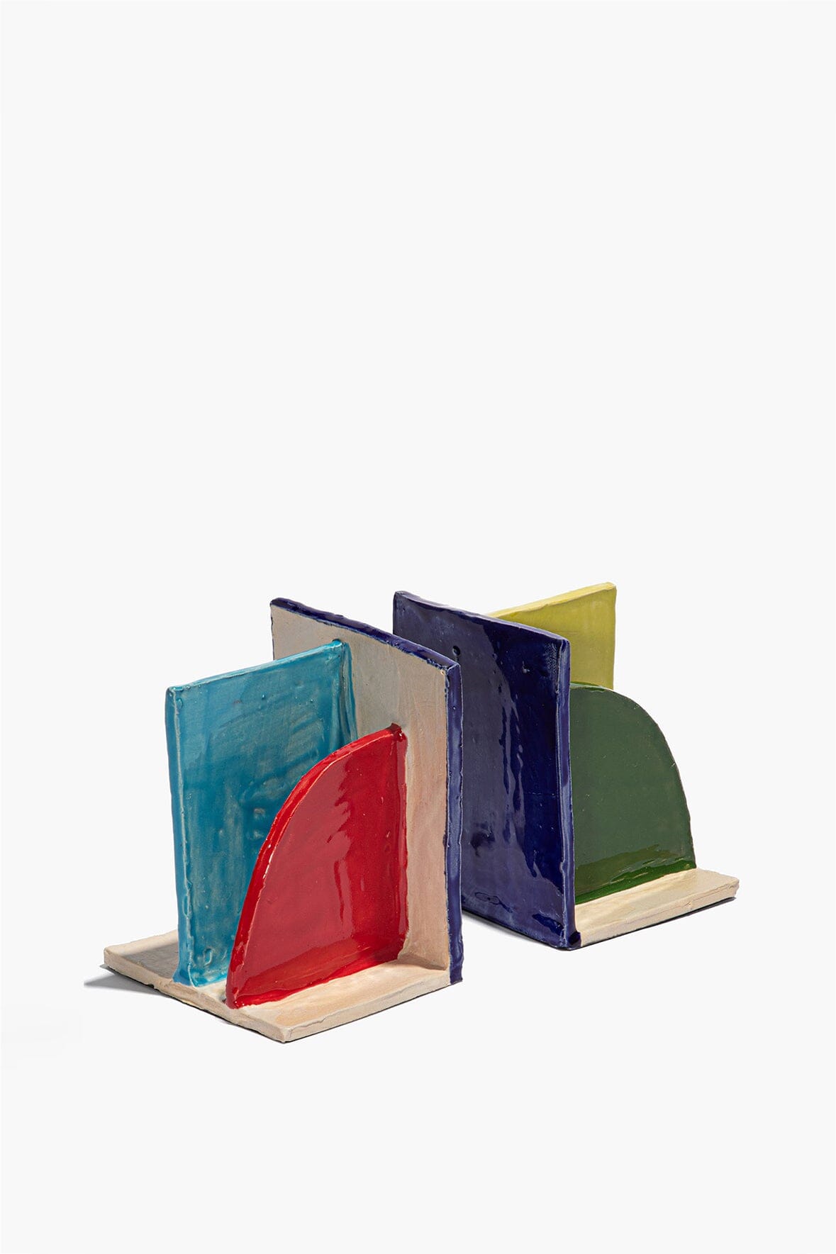 STAUD | Ceramic Bookends Rainbow Glaze