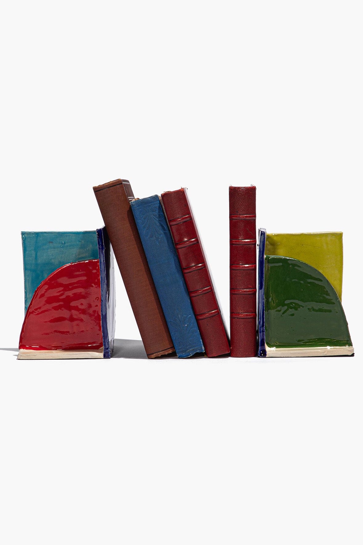 STAUD | Ceramic Bookends Rainbow Glaze