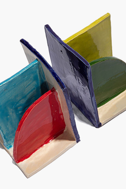 STAUD | Ceramic Bookends Rainbow Glaze
