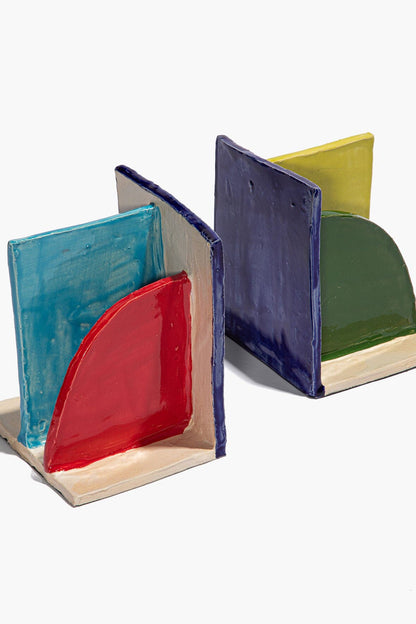 STAUD | Ceramic Bookends Rainbow Glaze