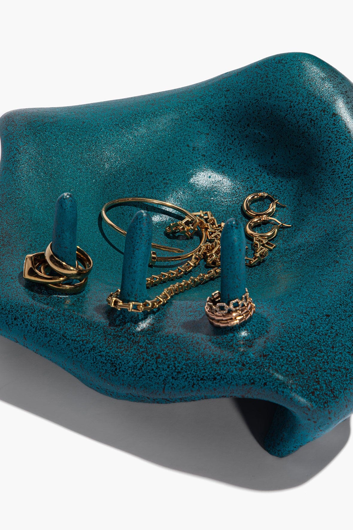 STAUD | Bubble Jewelry Holder Blue Glaze