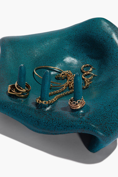 STAUD | Bubble Jewelry Holder Blue Glaze
