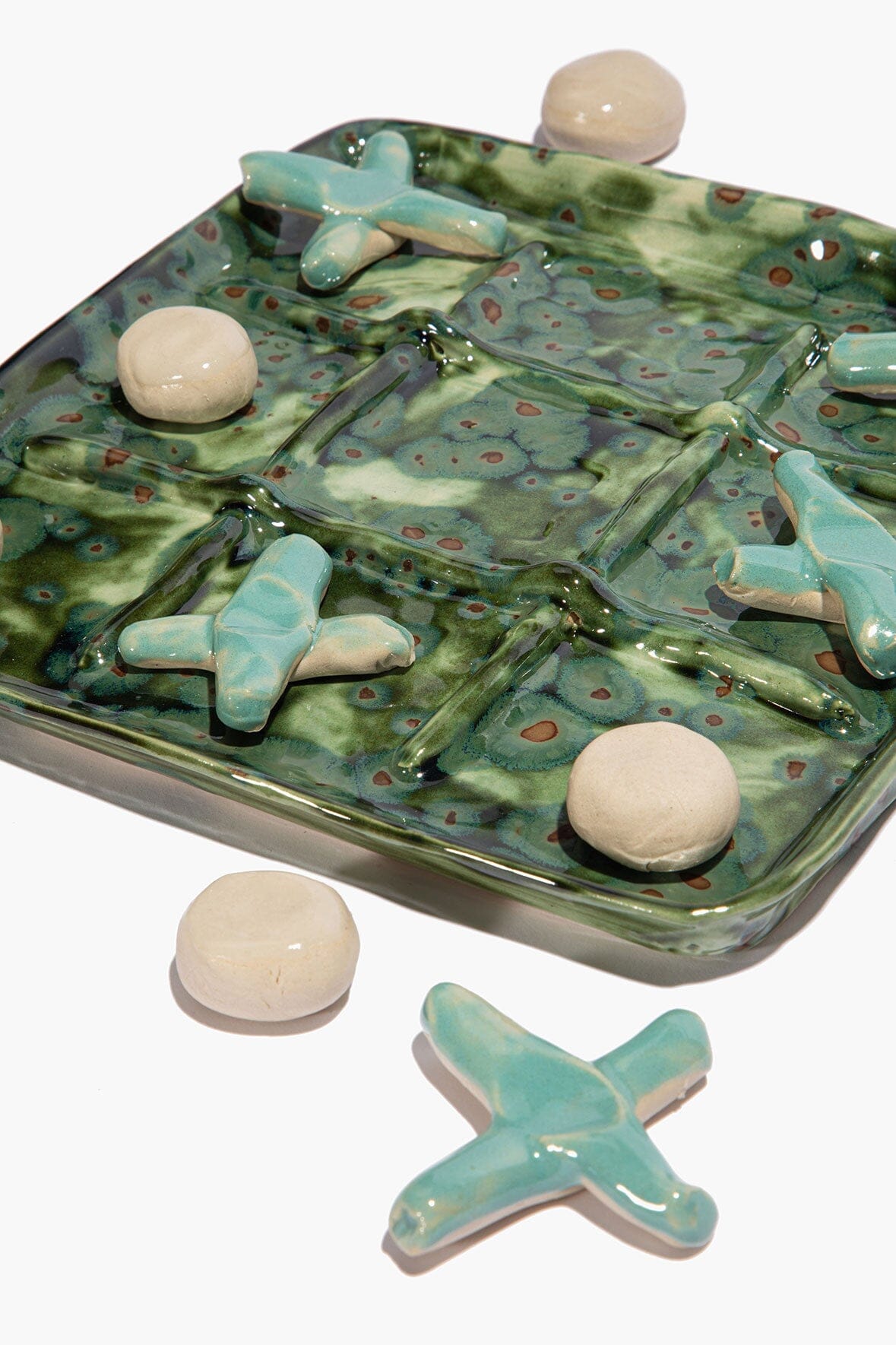 STAUD | Ceramic Tic Tac Toe Earth Glaze