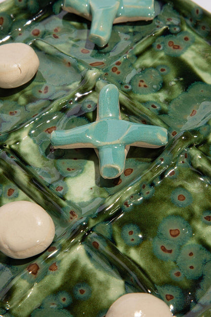 STAUD | Ceramic Tic Tac Toe Earth Glaze