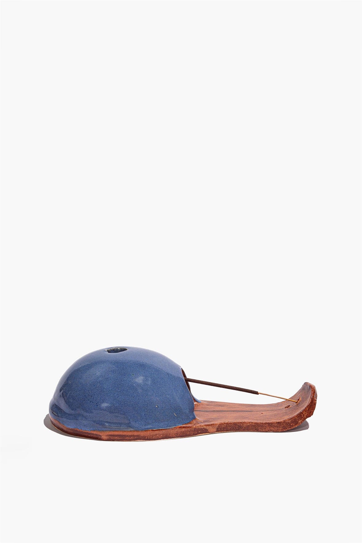STAUD | Hut Incense Holder Blue Burnt Orange Glaze