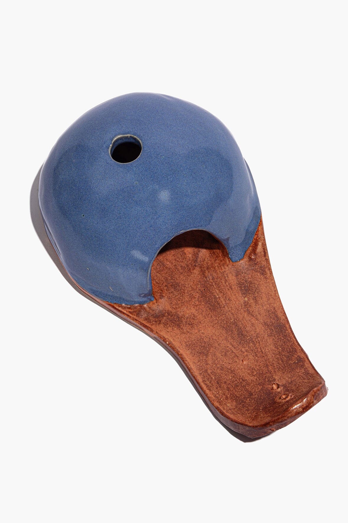 STAUD | Hut Incense Holder Blue Burnt Orange Glaze