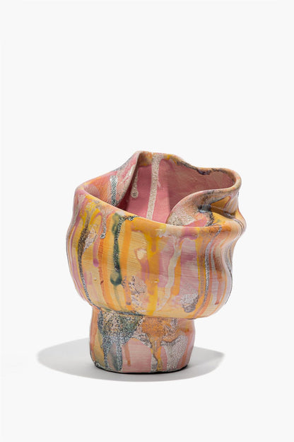 STAUD | Sunken Vase Cotton Candy Glaze