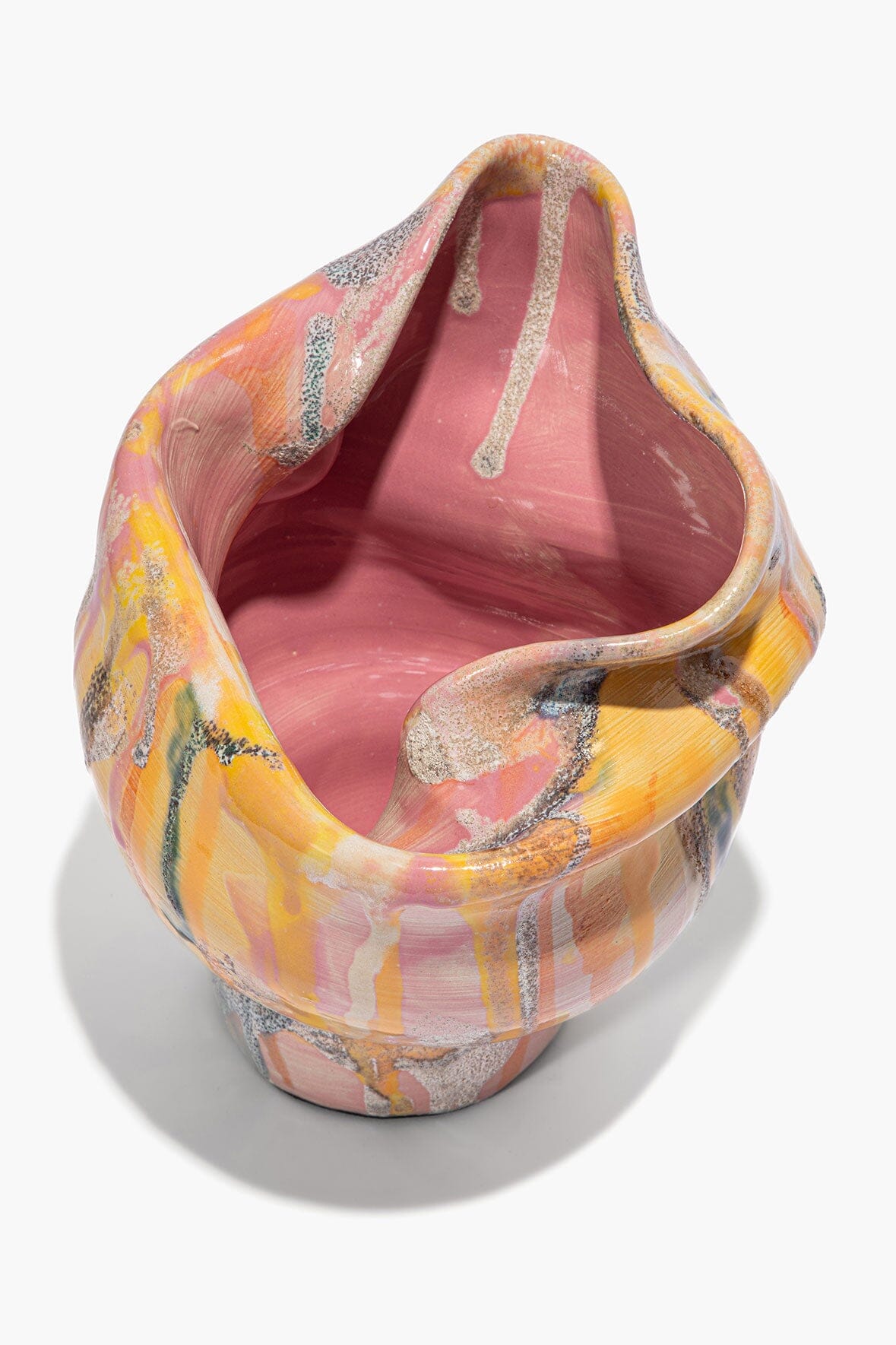 STAUD | Sunken Vase Cotton Candy Glaze