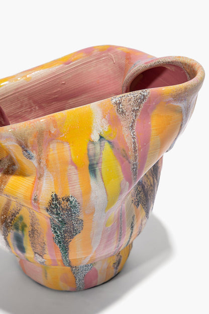 STAUD | Sunken Vase Cotton Candy Glaze