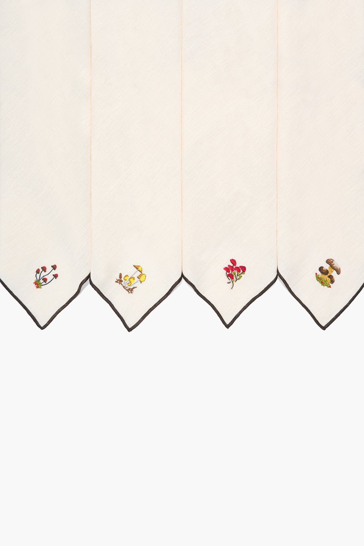 STAUD | Gala Embroidered Napkins Natural