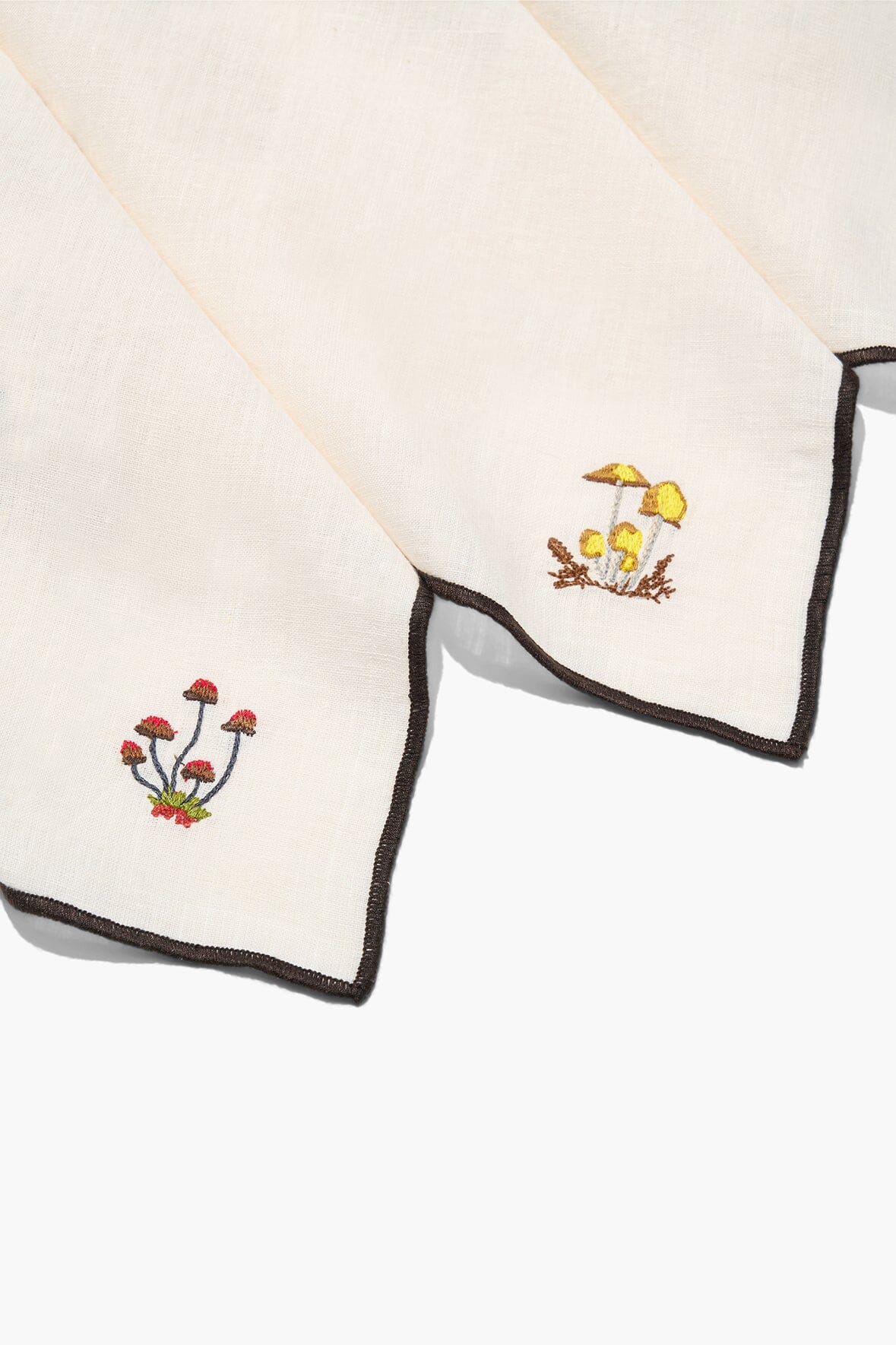 STAUD | Gala Embroidered Napkins Natural