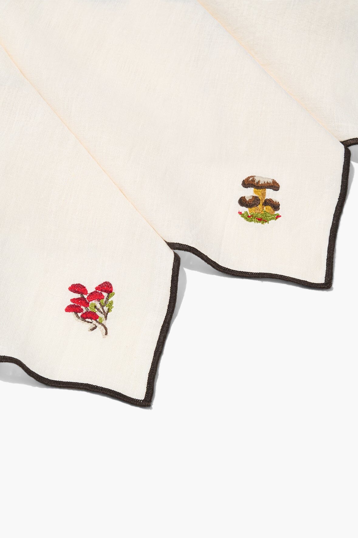 STAUD | Gala Embroidered Napkins Natural